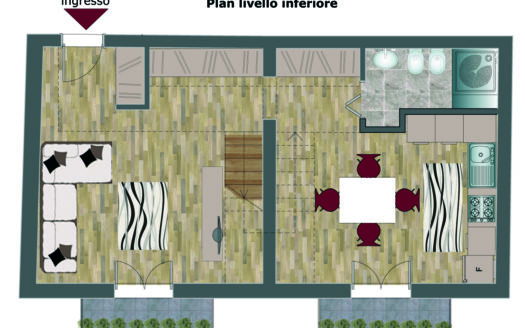 LUMINOSO DUPLEX IN OTTIMO STATO IN CORSO CALATAFIMI BASSA