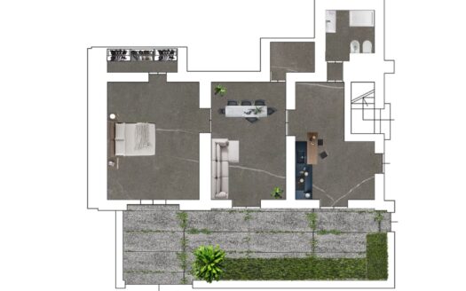 Signorile e ampio 3 vani con terrazzo zona Dante